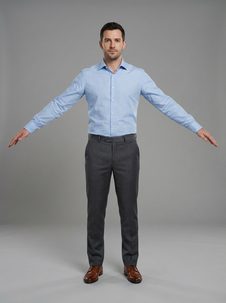 Person In T pose Stance Arms Outstretched Perpendicular To Body Person In T pose Stance Arms Outstretched Perpendicular To Body